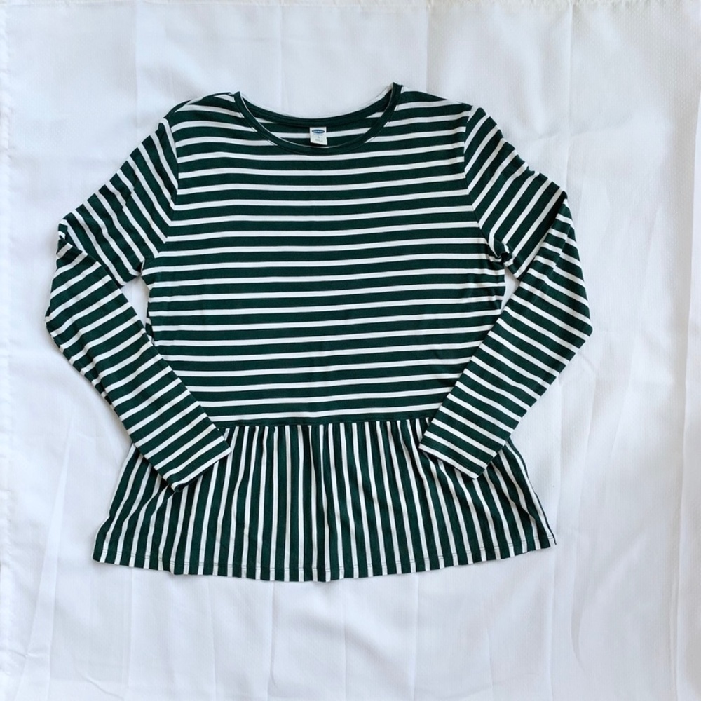 Old Navy Long Sleeve Peplum Top